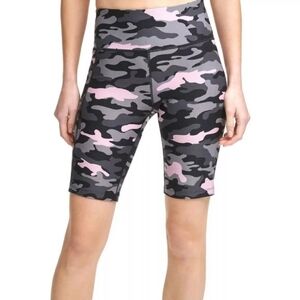 Calvin Klein Camo Print Shorts - Pink and Gray